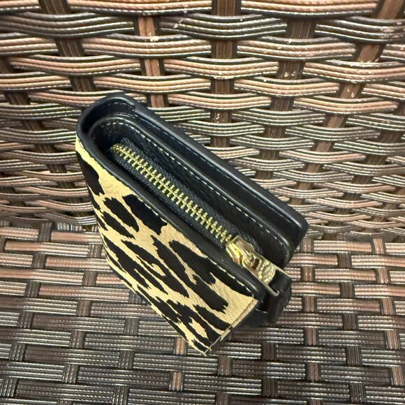 coach Medium Corner Zip Wallet With Leopard Print cbt25 - Picture 3 of 6